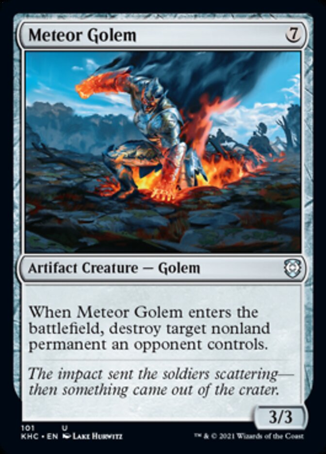 Meteor Golem [Kaldheim Commander] | Black Swamp Games