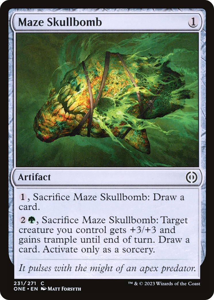 Maze Skullbomb [Phyrexia: All Will Be One] | Black Swamp Games