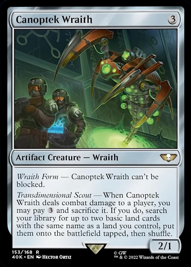 Canoptek Wraith (Surge Foil) [Universes Beyond: Warhammer 40,000] | Black Swamp Games