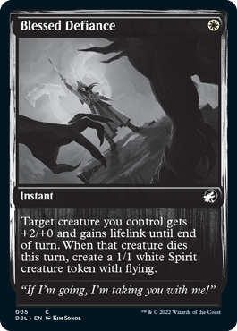 Blessed Defiance [Innistrad: Double Feature] | Black Swamp Games