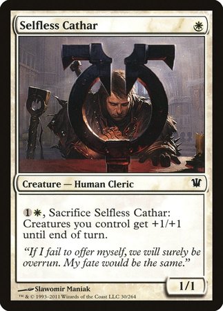 Selfless Cathar [Innistrad] | Black Swamp Games