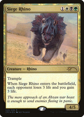 Siege Rhino [Magic Origins Clash Pack] | Black Swamp Games