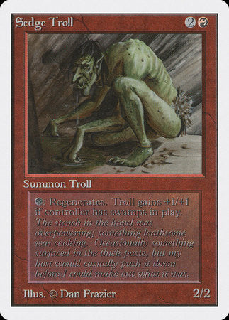 Sedge Troll [Unlimited Edition] | Black Swamp Games