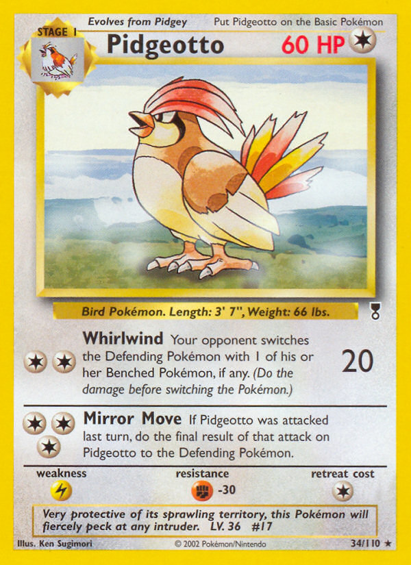 Pidgeotto (34/110) [Legendary Collection] | Black Swamp Games