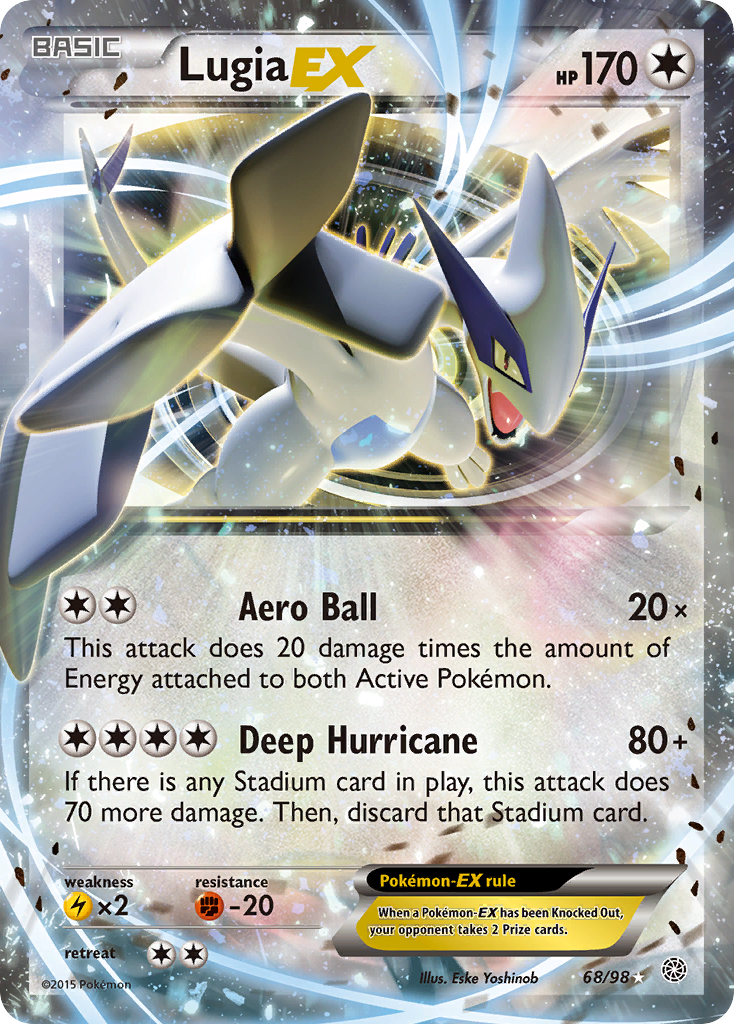 Lugia EX (68/98) [XY: Ancient Origins] | Black Swamp Games