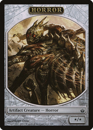 Horror Token [Mirrodin Besieged Tokens] | Black Swamp Games