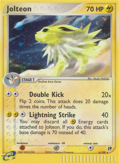 Jolteon (6/100) [EX: Sandstorm] | Black Swamp Games