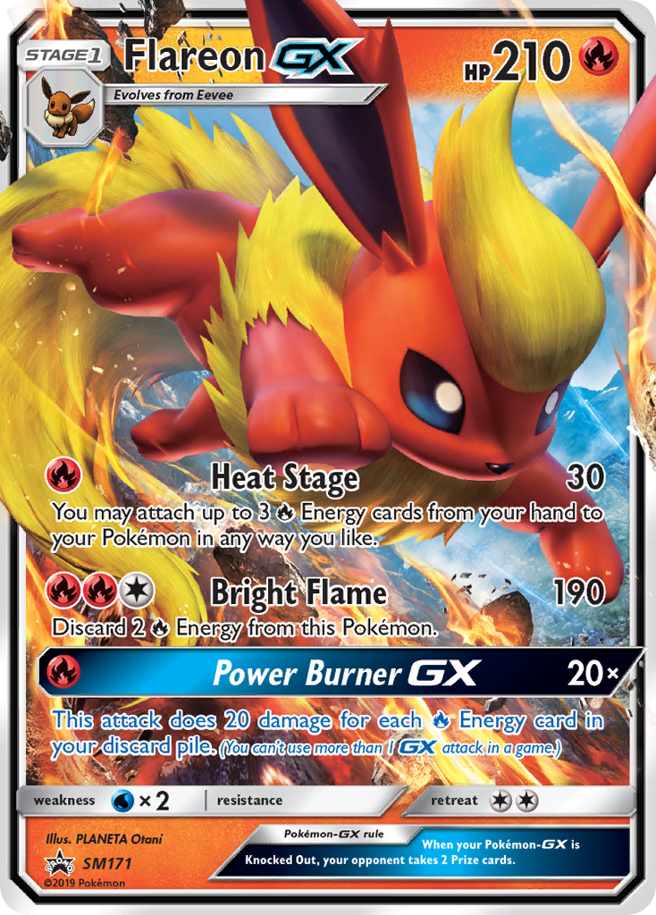 Flareon GX (SM171) [Sun & Moon: Black Star Promos] | Black Swamp Games