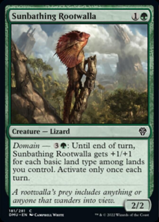 Sunbathing Rootwalla [Dominaria United] | Black Swamp Games