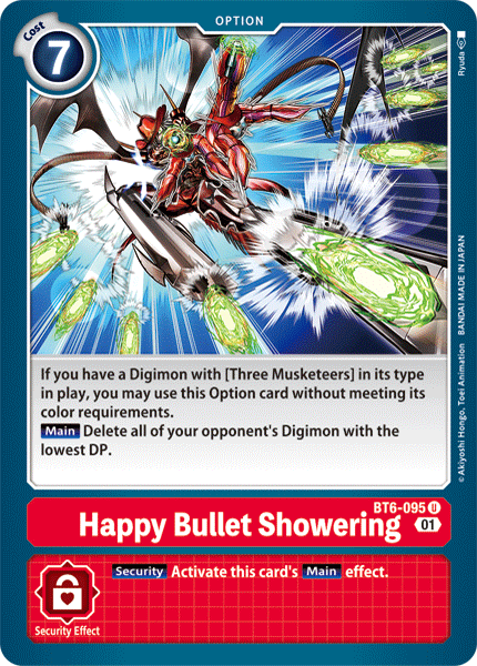 Happy Bullet Showering [BT6-095] [Double Diamond] | Black Swamp Games