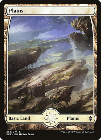 Plains (251) - Full Art [Battle for Zendikar] | Black Swamp Games