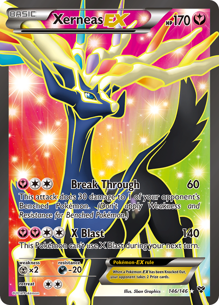 Xerneas EX (146/146) [XY: Base Set] | Black Swamp Games