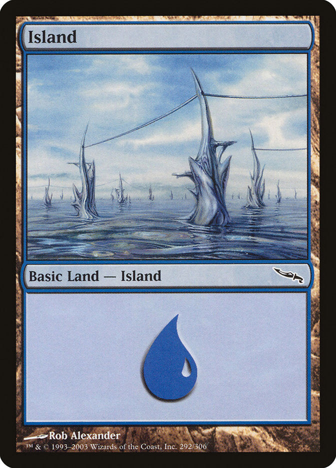 Island (292) [Mirrodin] | Black Swamp Games