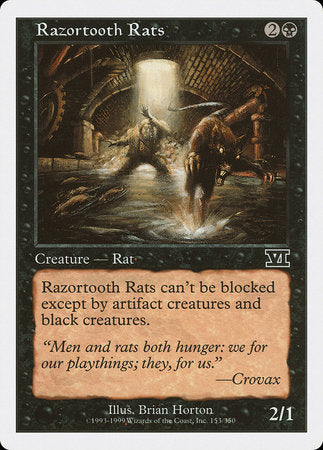 Razortooth Rats [Classic Sixth Edition] | Black Swamp Games