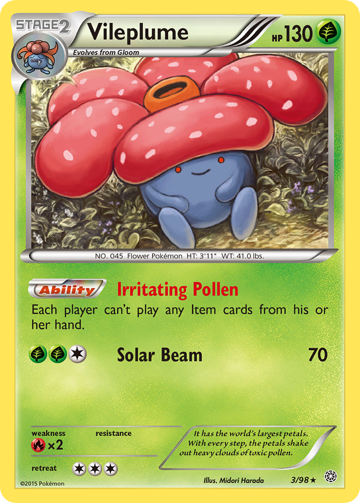 Vileplume (3/98) [XY: Ancient Origins] | Black Swamp Games