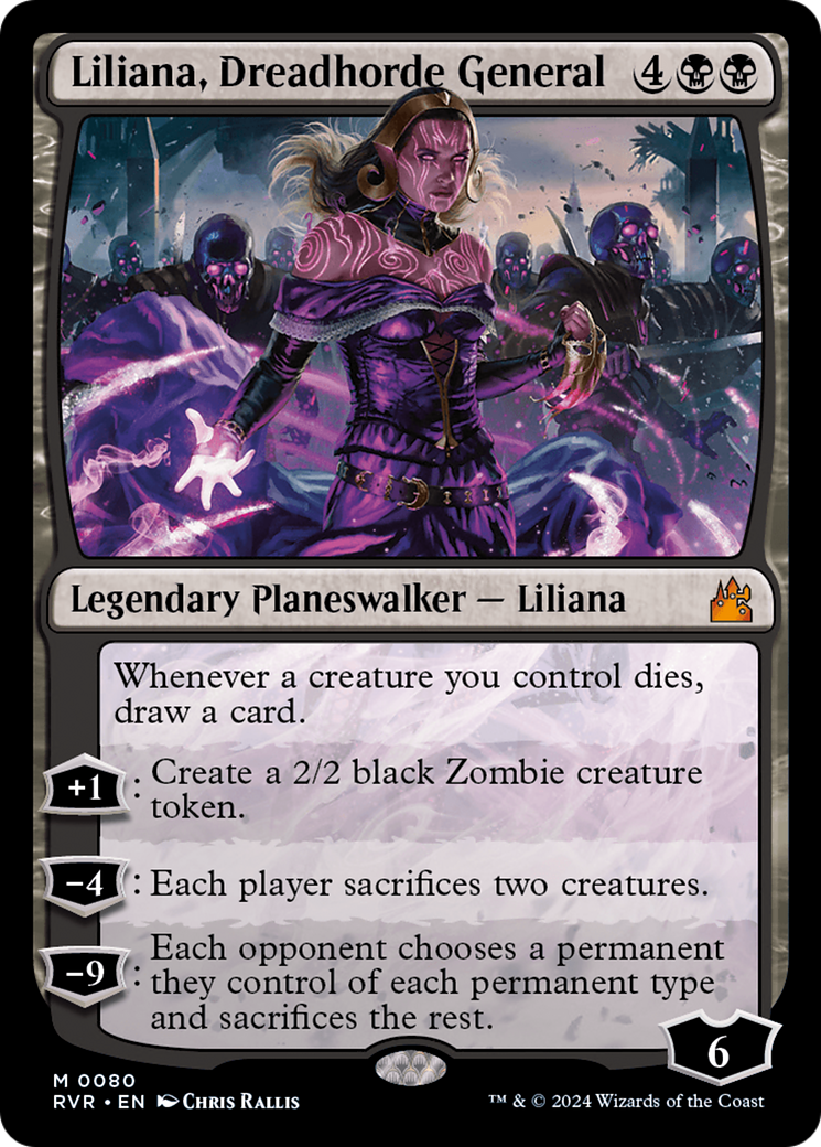 Liliana, Dreadhorde General [Ravnica Remastered] | Black Swamp Games