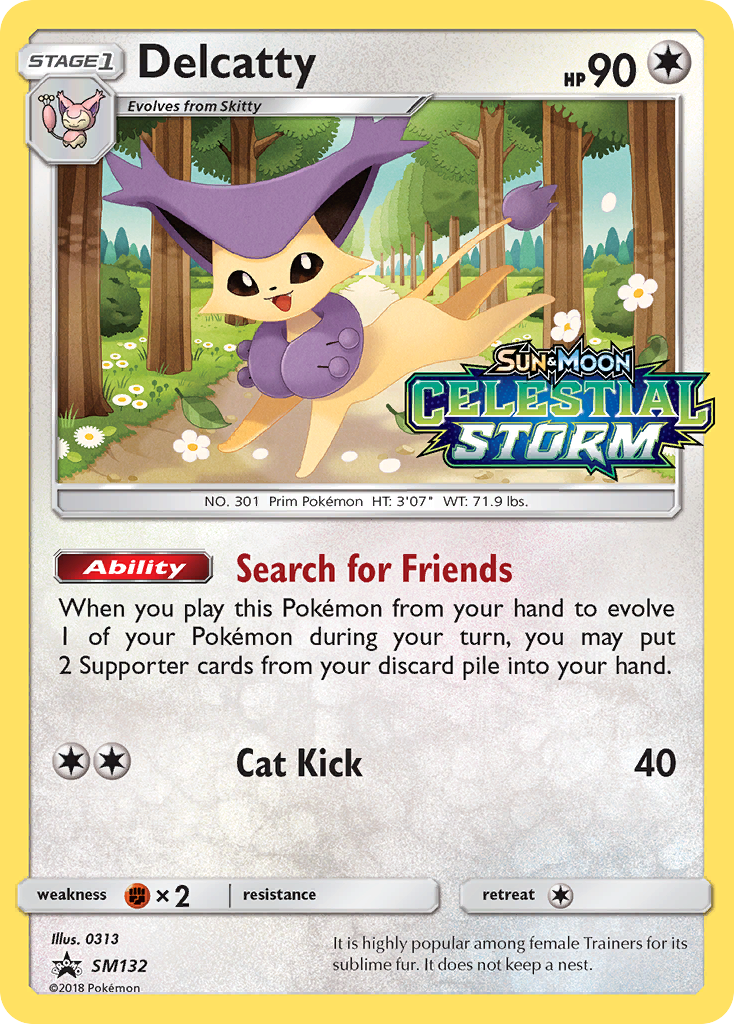 Delcatty (SM132) [Sun & Moon: Black Star Promos] | Black Swamp Games