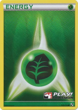 Grass Energy (105/114) (Play Pokemon Promo) [Black & White: Base Set] | Black Swamp Games