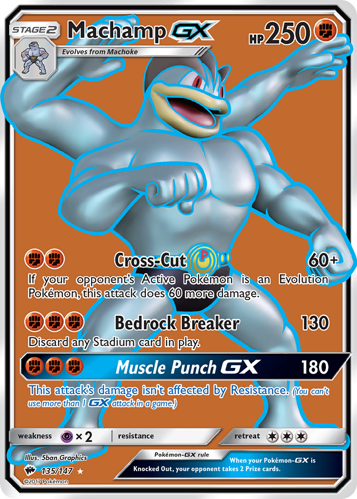 Machamp GX (135/147) [Sun & Moon: Burning Shadows] | Black Swamp Games