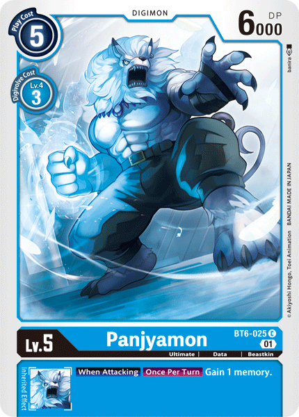 Panjyamon [BT6-025] [Double Diamond] | Black Swamp Games