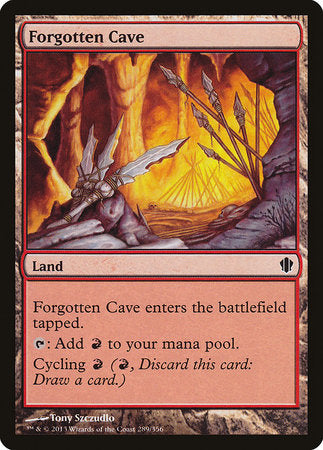 Forgotten Cave [Commander 2013] | Black Swamp Games