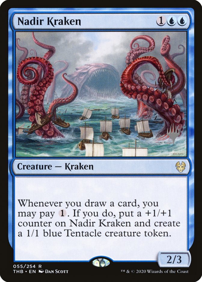 Nadir Kraken (Promo Pack) [Theros Beyond Death Promos] | Black Swamp Games