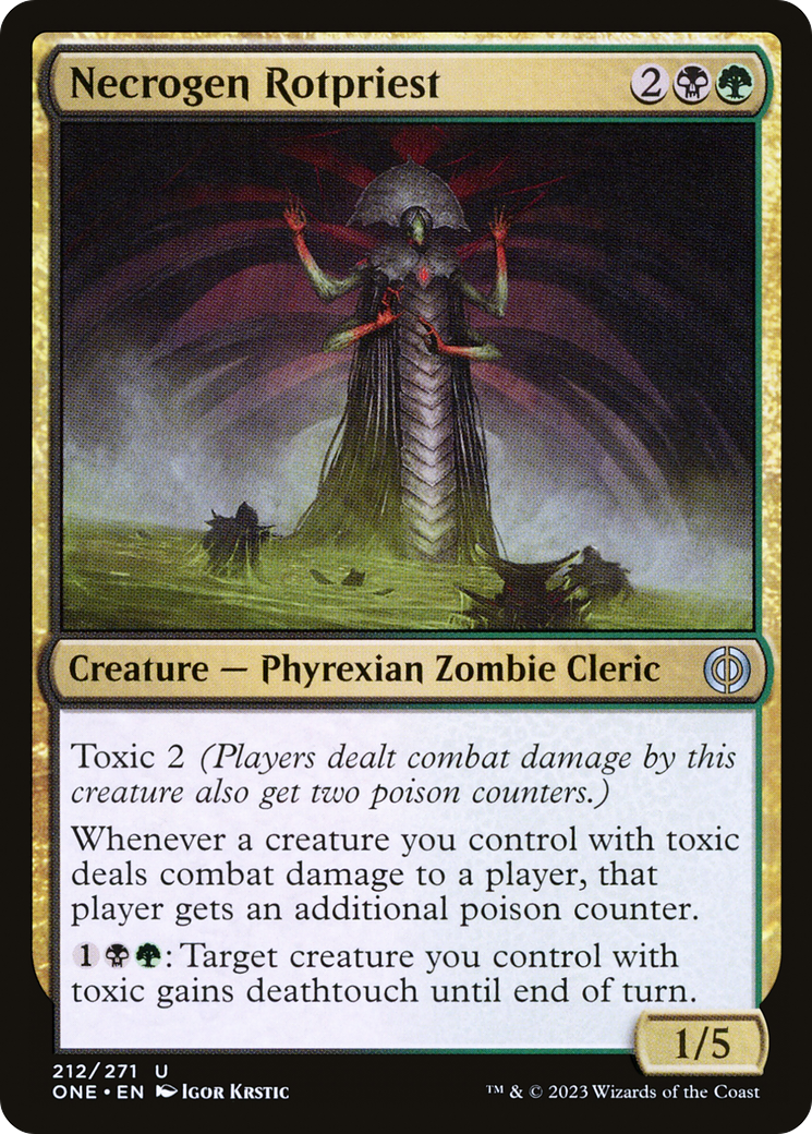 Necrogen Rotpriest [Phyrexia: All Will Be One] | Black Swamp Games