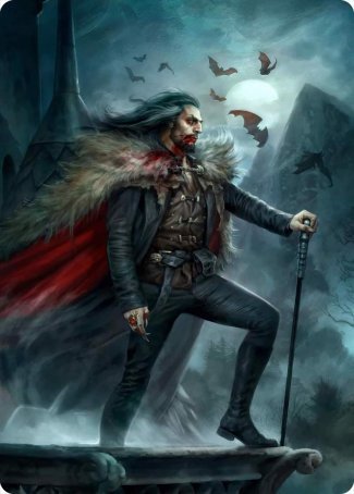 Dracula, Blood Immortal Art Card [Innistrad: Crimson Vow Art Series] | Black Swamp Games