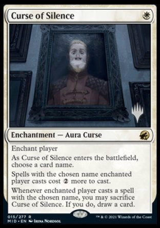 Curse of Silence (Promo Pack) [Innistrad: Midnight Hunt Promos] | Black Swamp Games