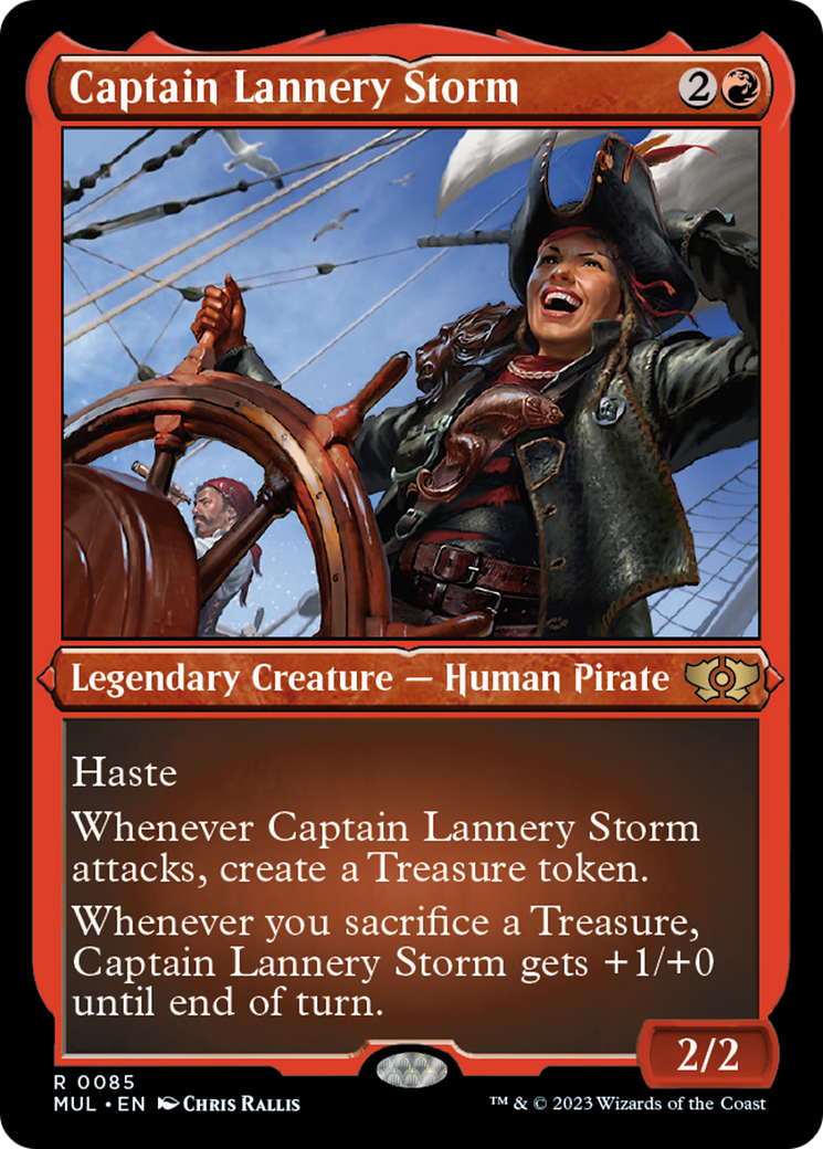 Captain Lannery Storm (Foil Etched) [Multiverse Legends] | Black Swamp Games