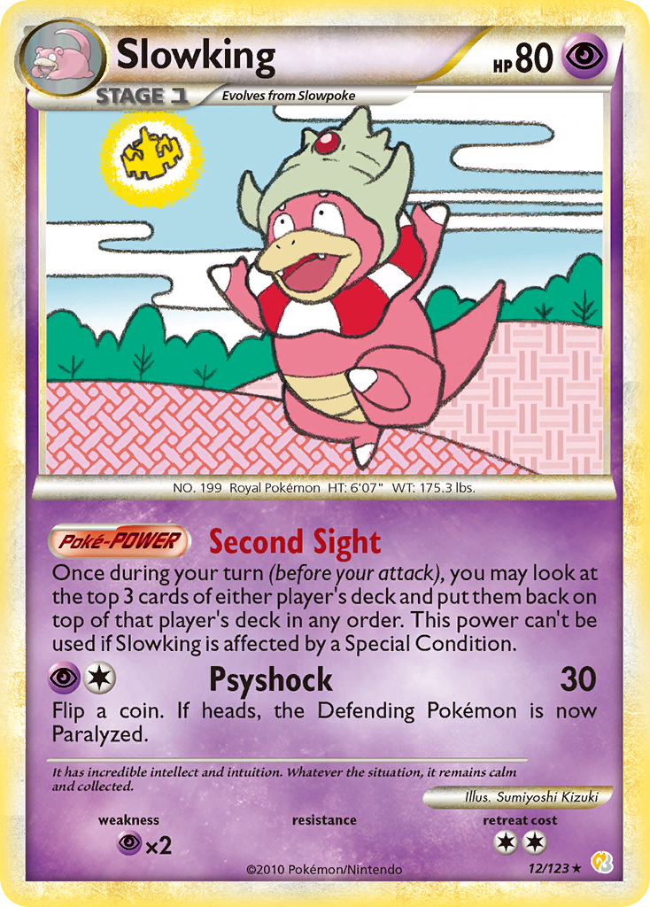 Slowking (12/123) [HeartGold & SoulSilver: Base Set] | Black Swamp Games
