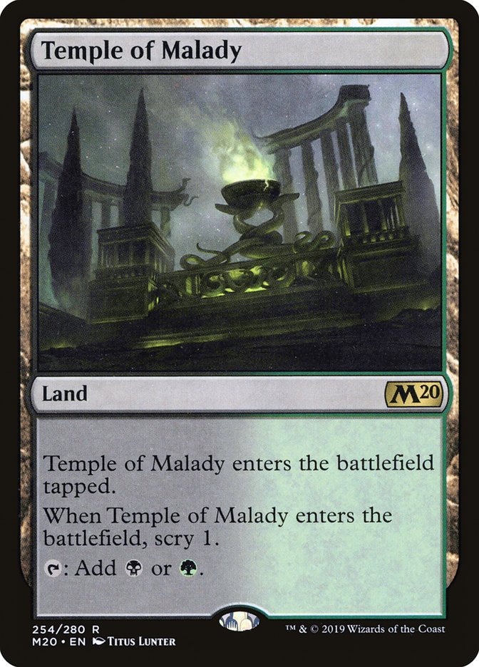 Temple of Malady [Core Set 2020] | Black Swamp Games