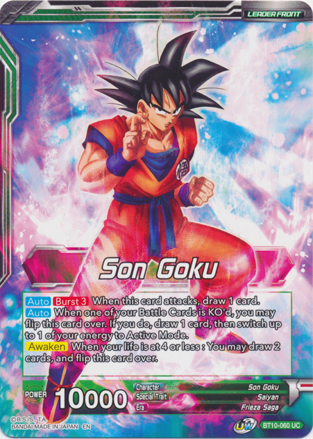 Son Goku // Ferocious Strike SS Son Goku (BT10-060) [Rise of the Unison Warrior Prerelease Promos] | Black Swamp Games