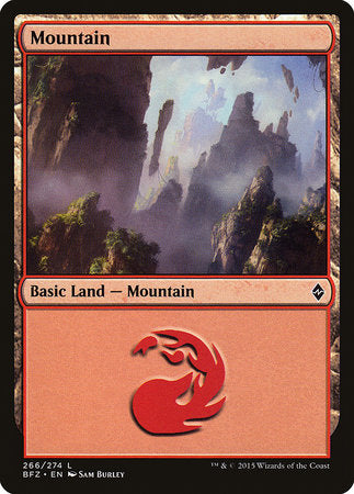 Mountain (266) [Battle for Zendikar] | Black Swamp Games