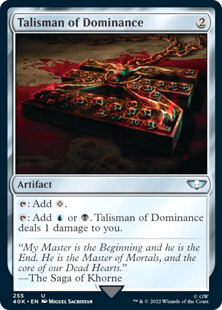 Talisman of Dominance (255) [Universes Beyond: Warhammer 40,000] | Black Swamp Games