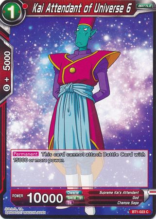 Kai Attendant of Universe 6 [BT1-023] | Black Swamp Games