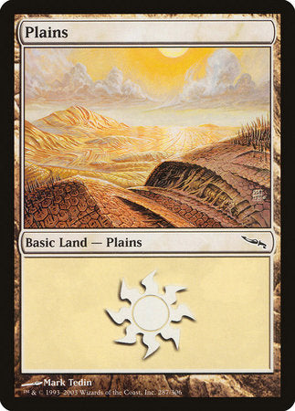 Plains (287) [Mirrodin] | Black Swamp Games