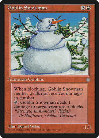 Goblin Snowman [Ice Age] | Black Swamp Games