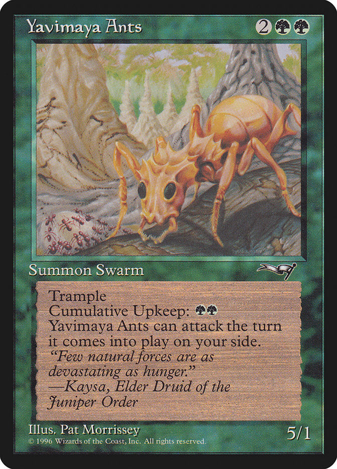 Yavimaya Ants [Alliances] | Black Swamp Games