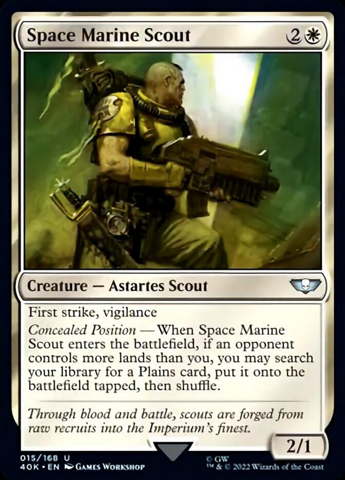 Space Marine Scout [Universes Beyond: Warhammer 40,000] | Black Swamp Games