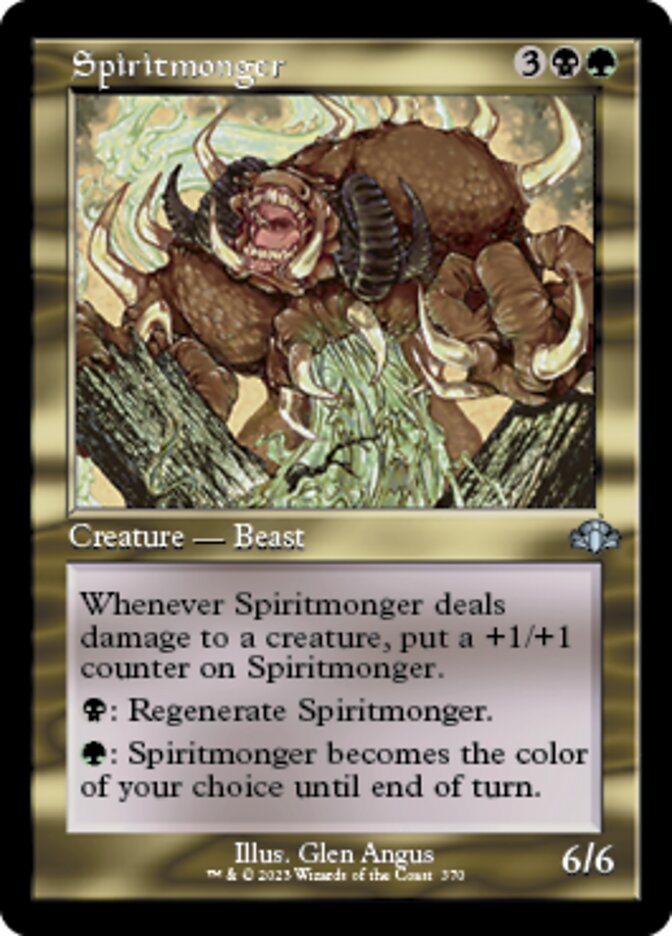 Spiritmonger (Retro) [Dominaria Remastered] | Black Swamp Games