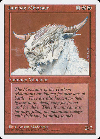 Hurloon Minotaur [Fourth Edition] | Black Swamp Games