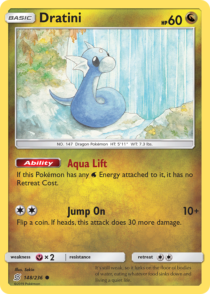 Dratini (148/236) [Sun & Moon: Unified Minds] | Black Swamp Games