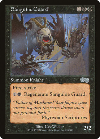 Sanguine Guard [Urza's Saga] | Black Swamp Games