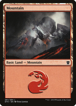 Mountain (261) [Dragons of Tarkir] | Black Swamp Games
