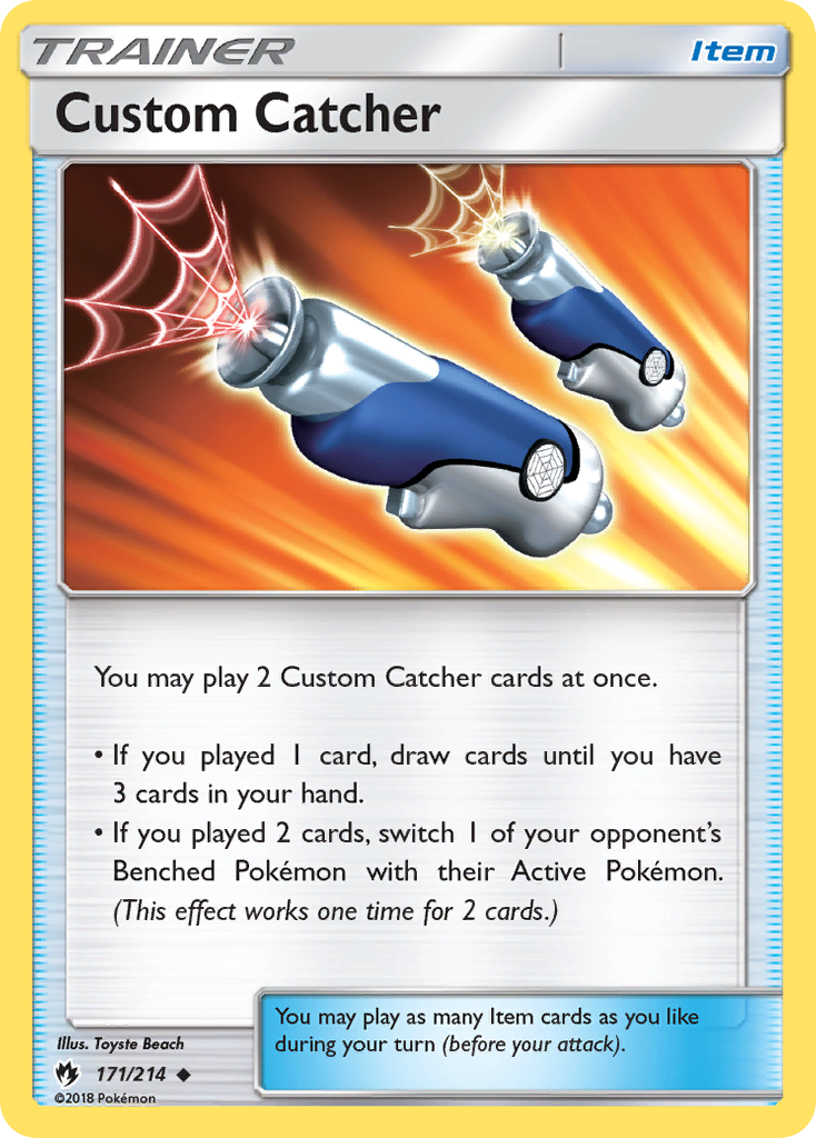 Custom Catcher (171/214) [Sun & Moon: Lost Thunder] | Black Swamp Games