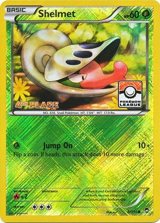 Shelmet (8/111) (League Promo 4th Place) [XY: Furious Fists] | Black Swamp Games