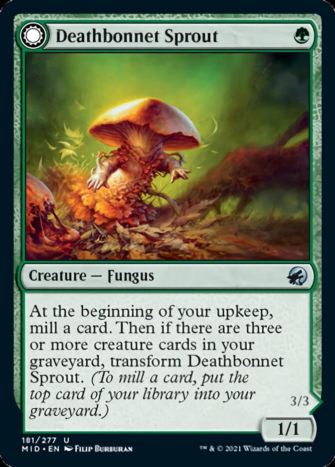 Deathbonnet Sprout // Deathbonnet Hulk [Innistrad: Midnight Hunt] | Black Swamp Games