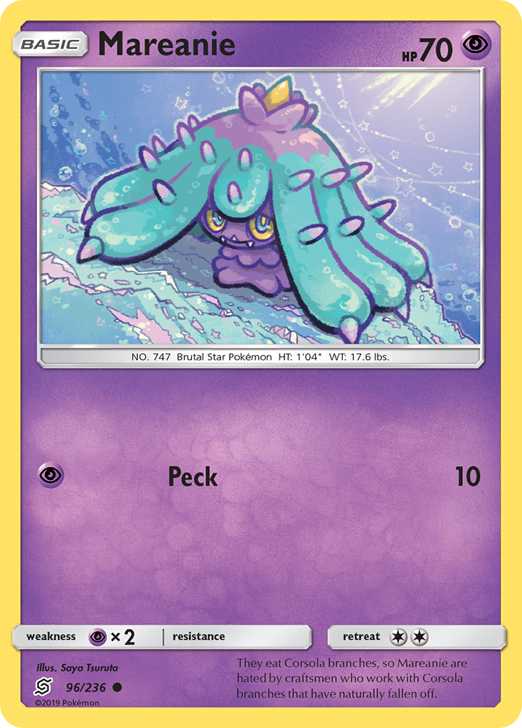 Mareanie (96/236) [Sun & Moon: Unified Minds] | Black Swamp Games