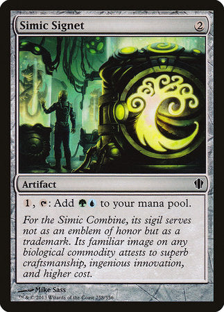 Simic Signet [Commander 2013] | Black Swamp Games